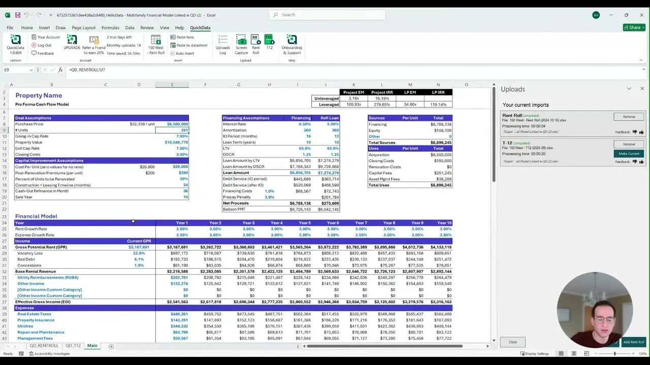 QuickData AI for Multifamily Underwriting Product Review