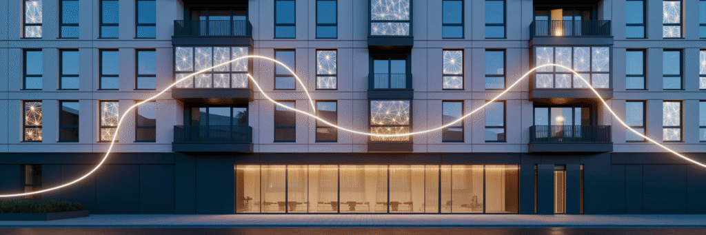 AI-integrated multifamily building operations.