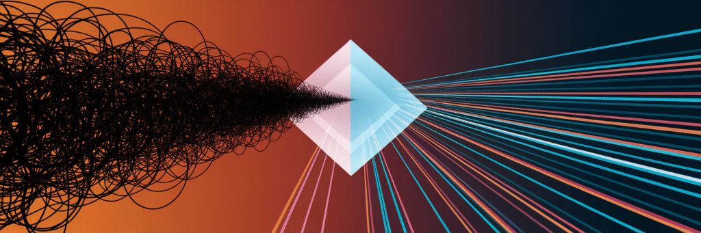 Abstract visual of productivity and efficiency