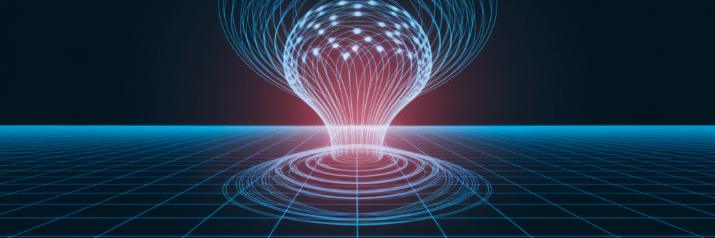 Abstract evolution of financial data analysis.